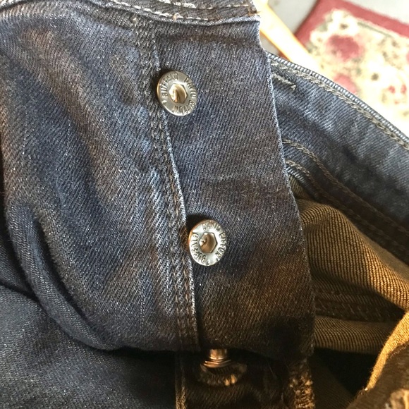 Buffalo David Bitton Evan X slim straight stretch button fly jeans size 40x32 - Picture 5 of 8
